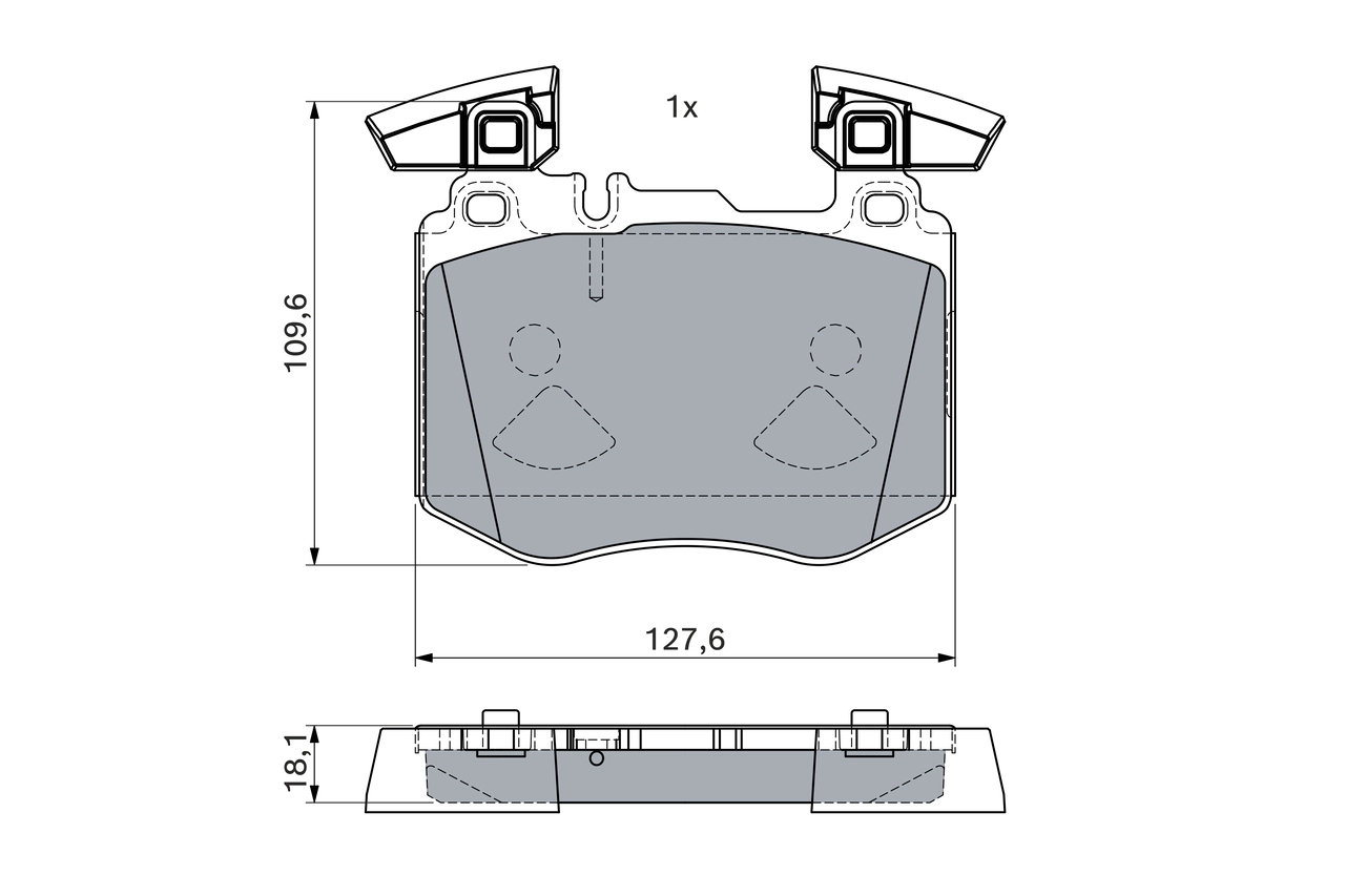 Set placute frana