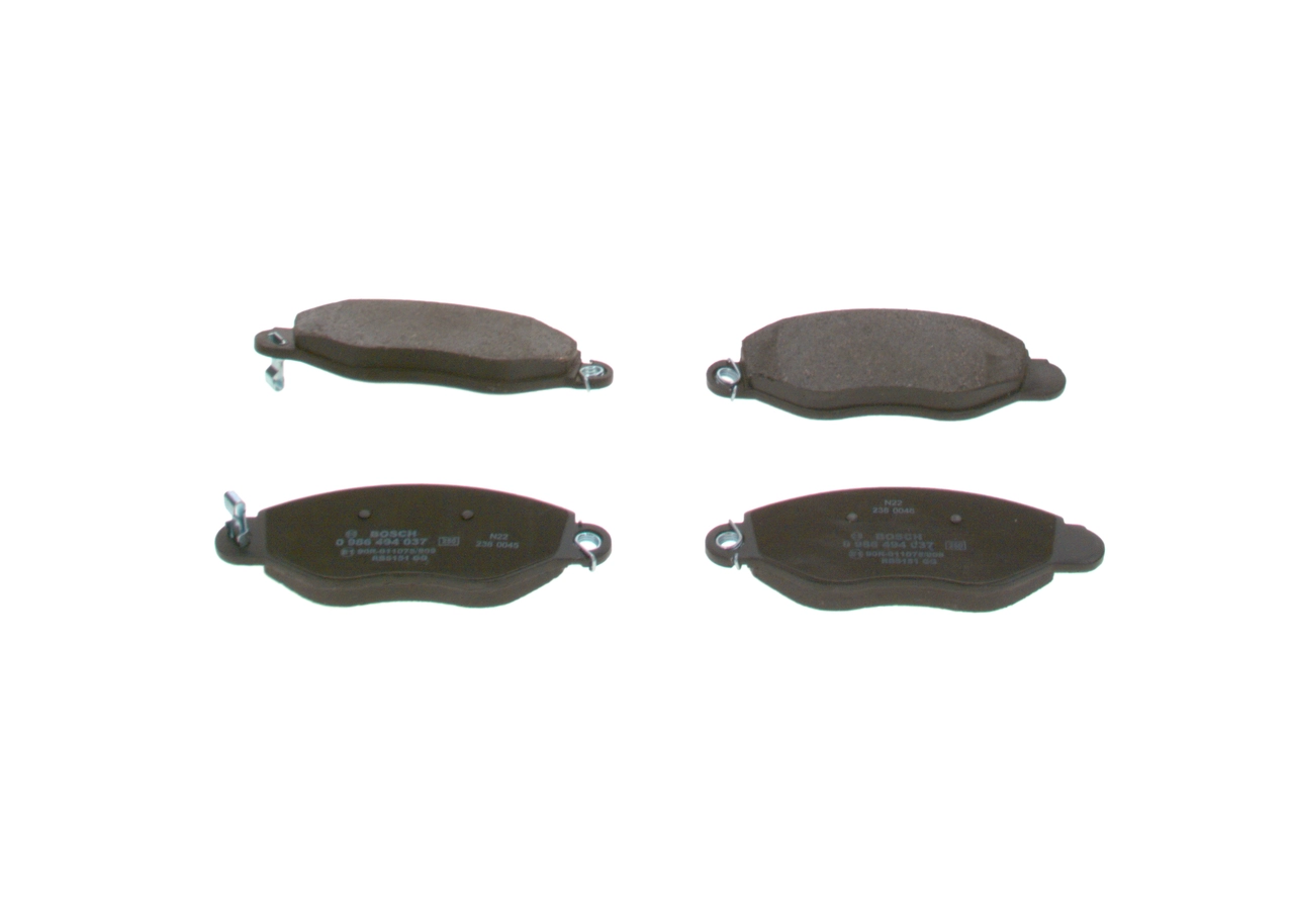 Set placute frana