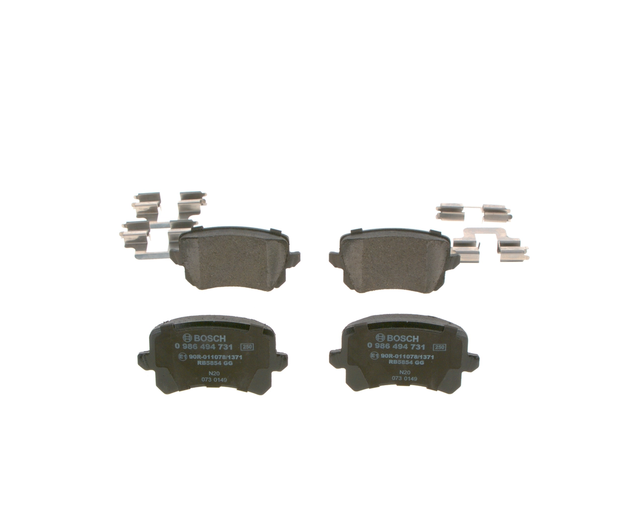 Set placute frana