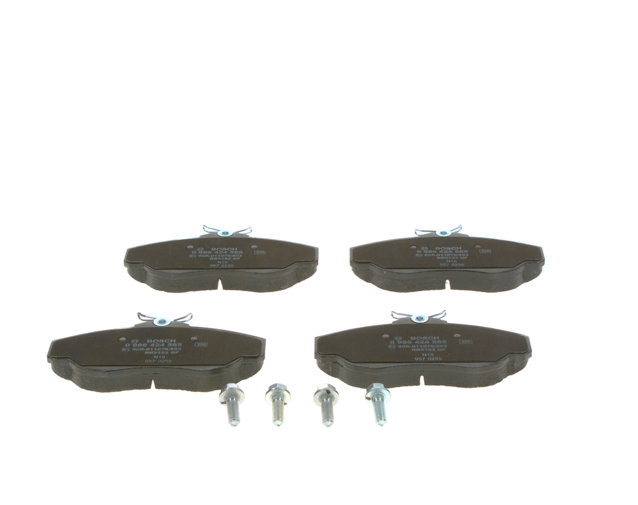 Set placute frana