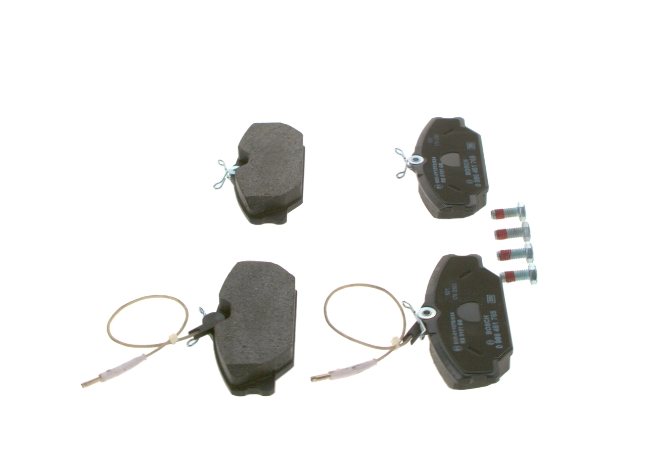 Set placute frana