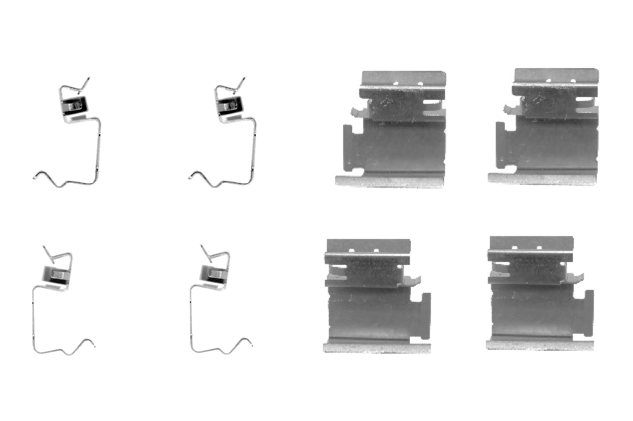 Set accesorii placute frana