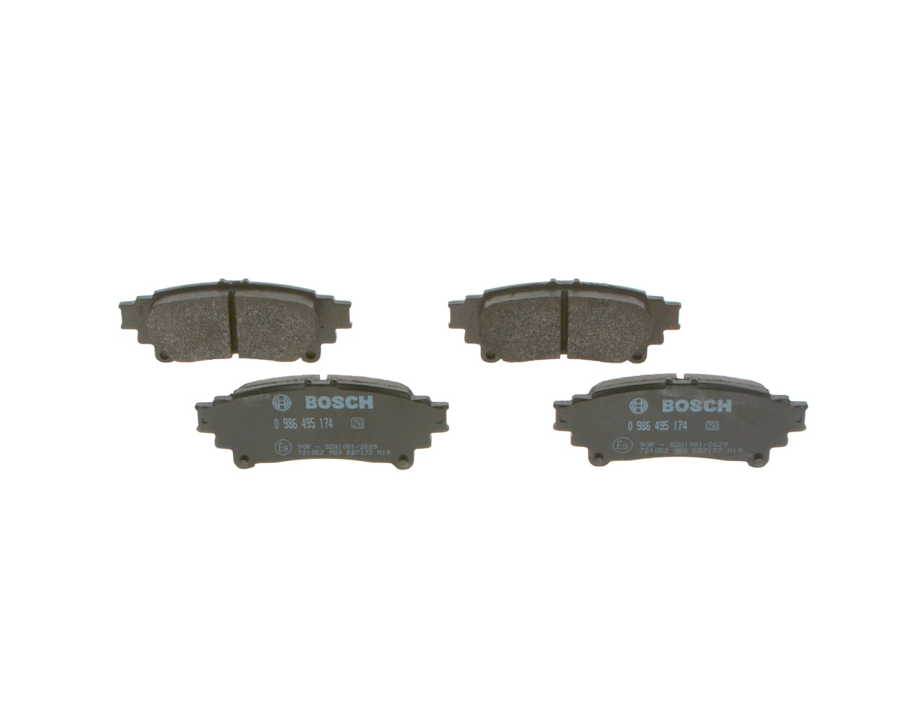 Set placute frana