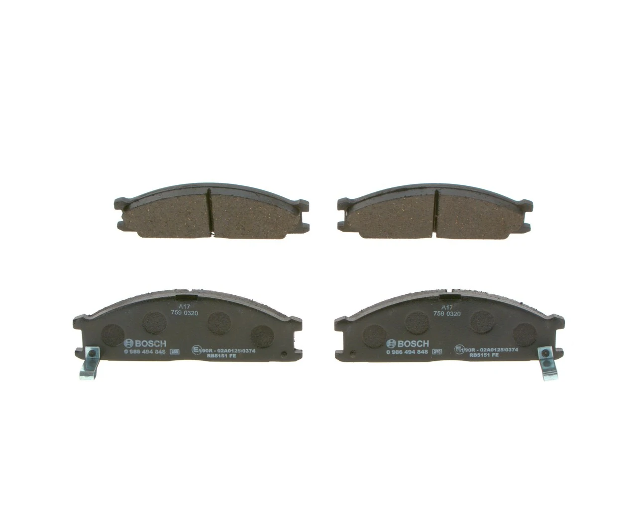Set placute frana