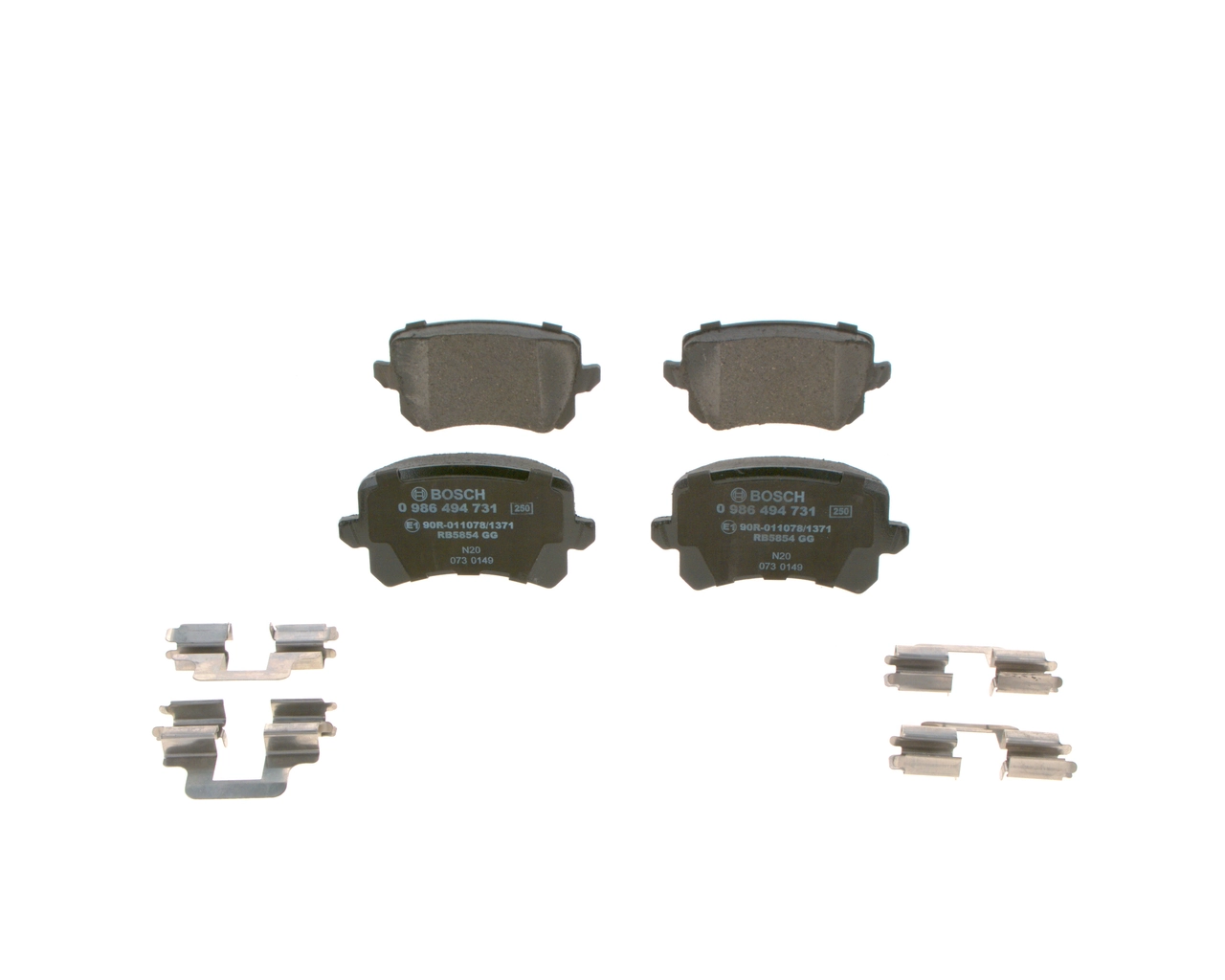 Set placute frana