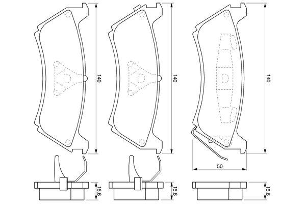Set placute frana