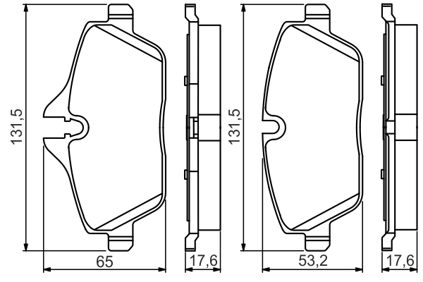 Set placute frana