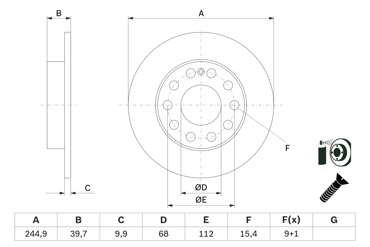 Disc frana