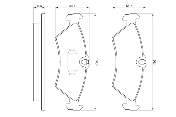 Set placute frana