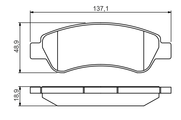 Set placute frana