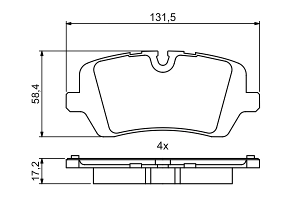 Set placute frana