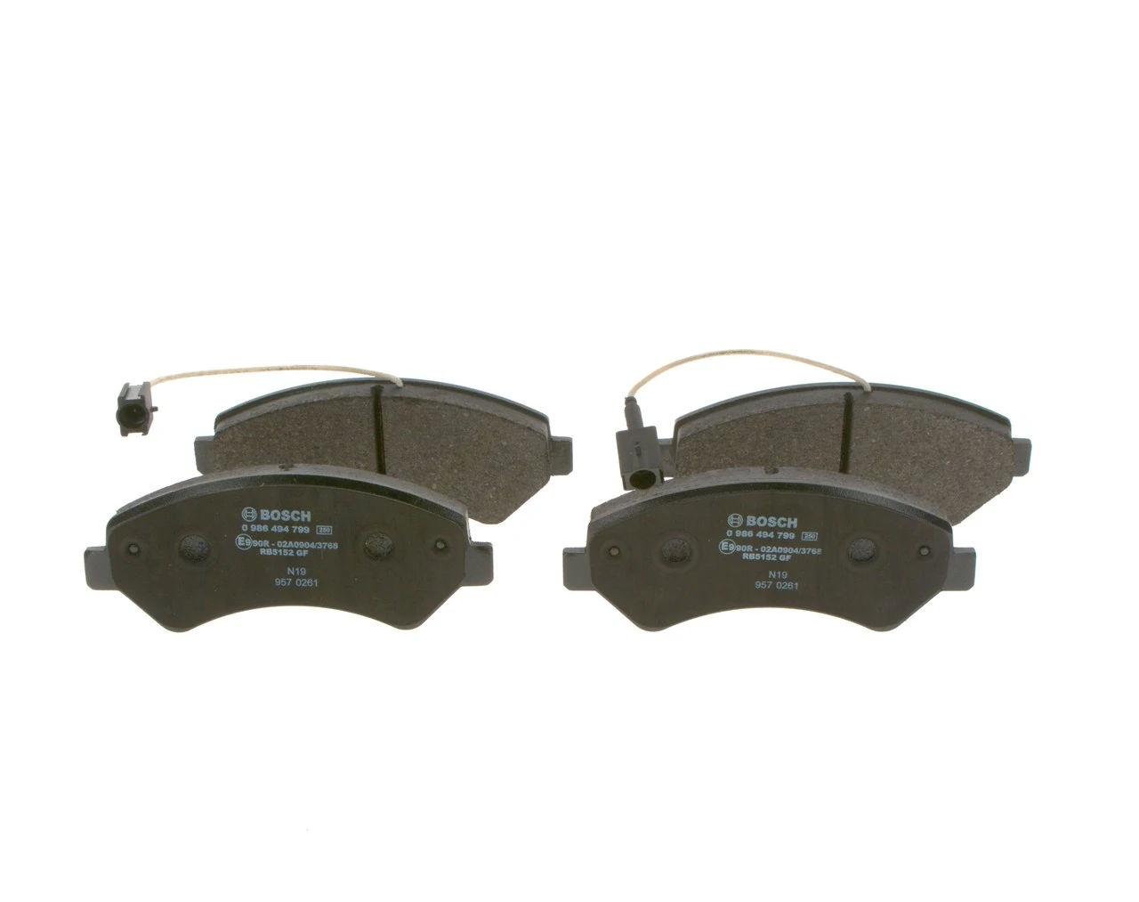 Set placute frana