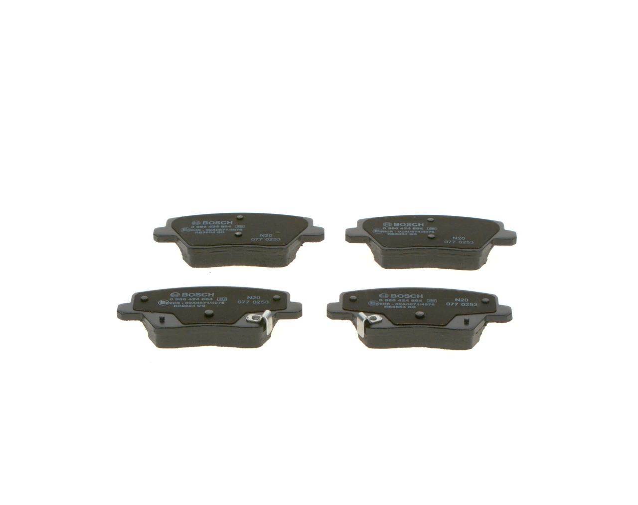 Set placute frana