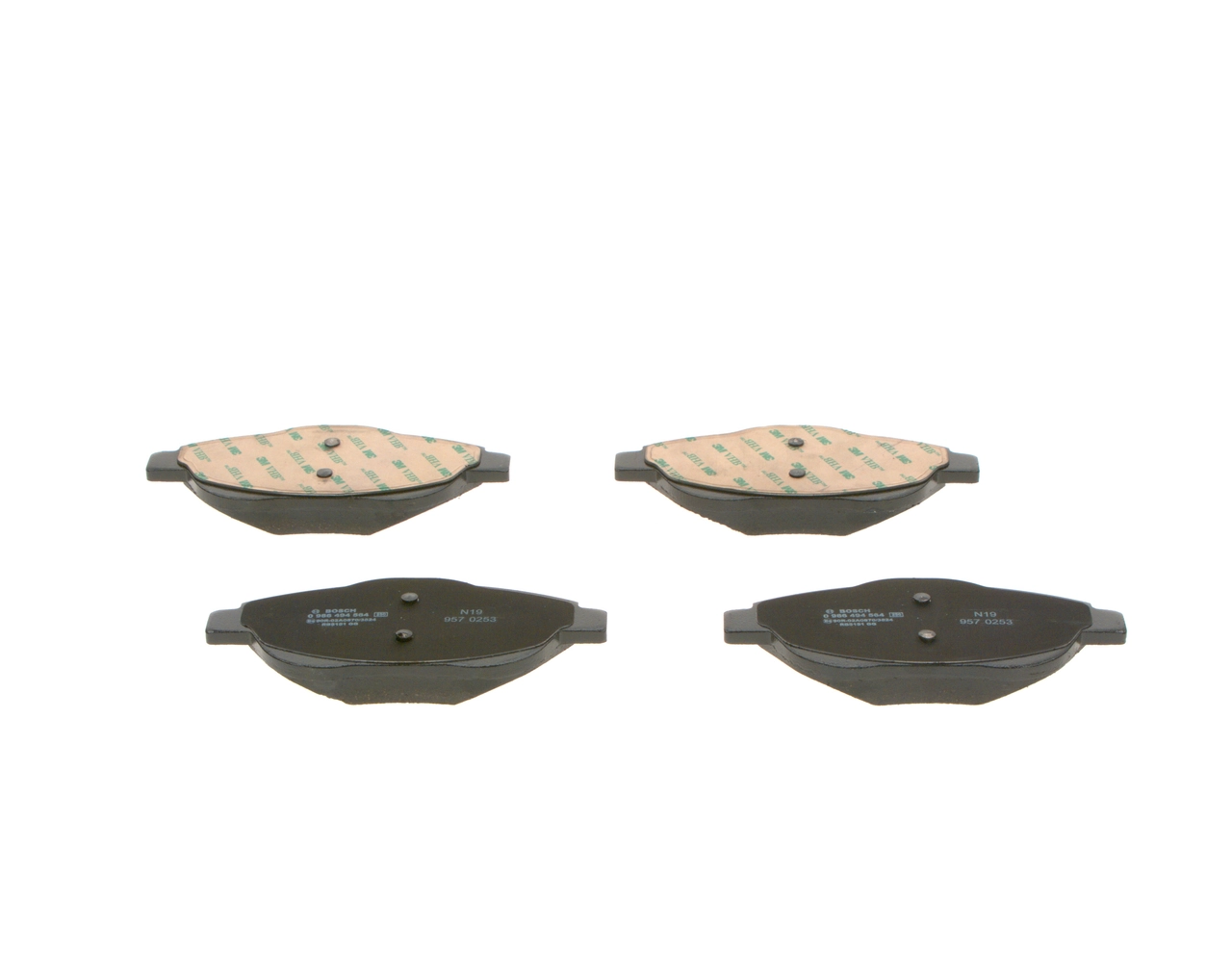 Set placute frana