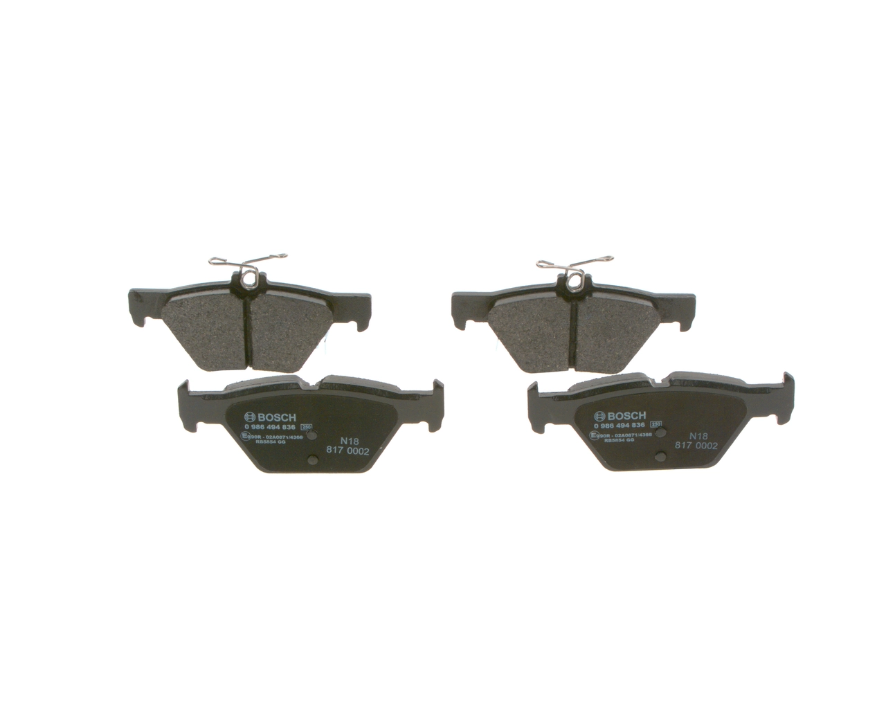 Set placute frana