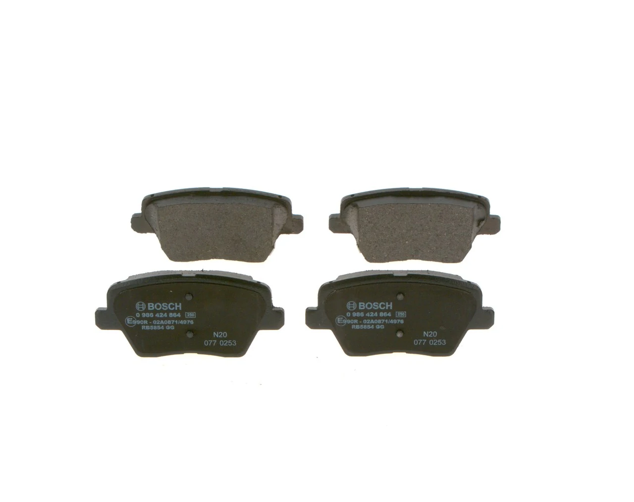 Set placute frana