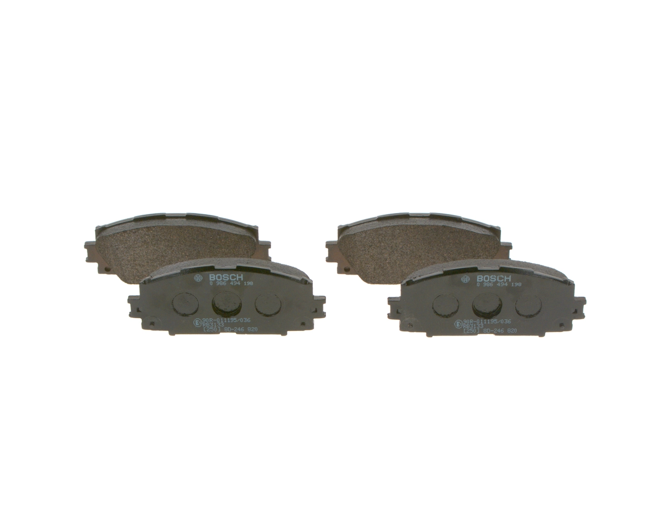 Set placute frana