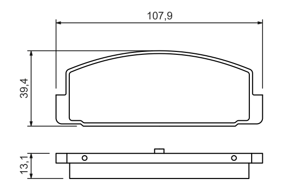 Set placute frana