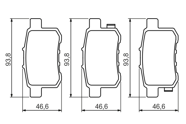 Set placute frana