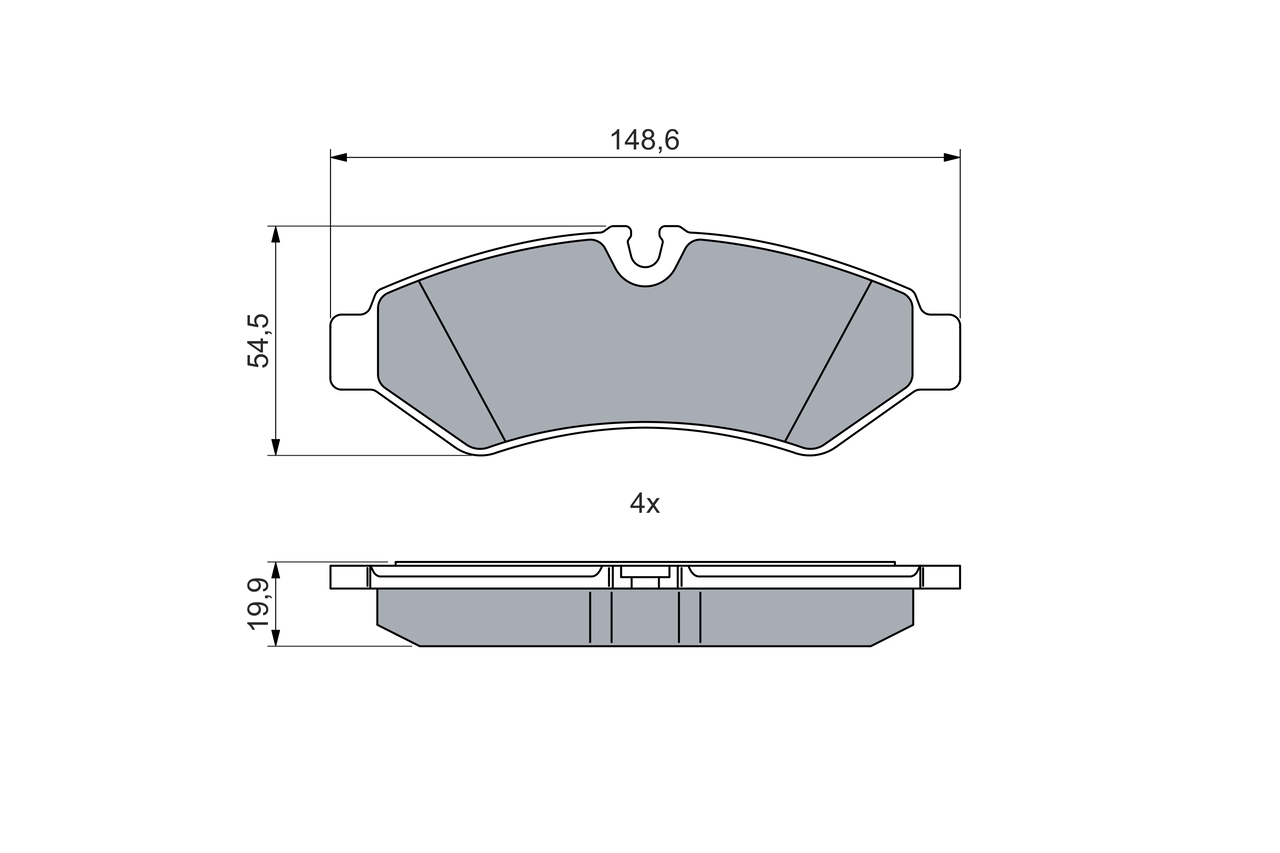 Set placute frana
