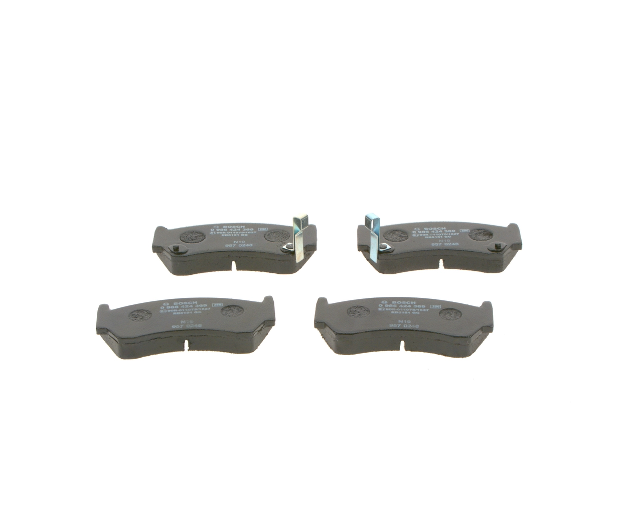 Set placute frana