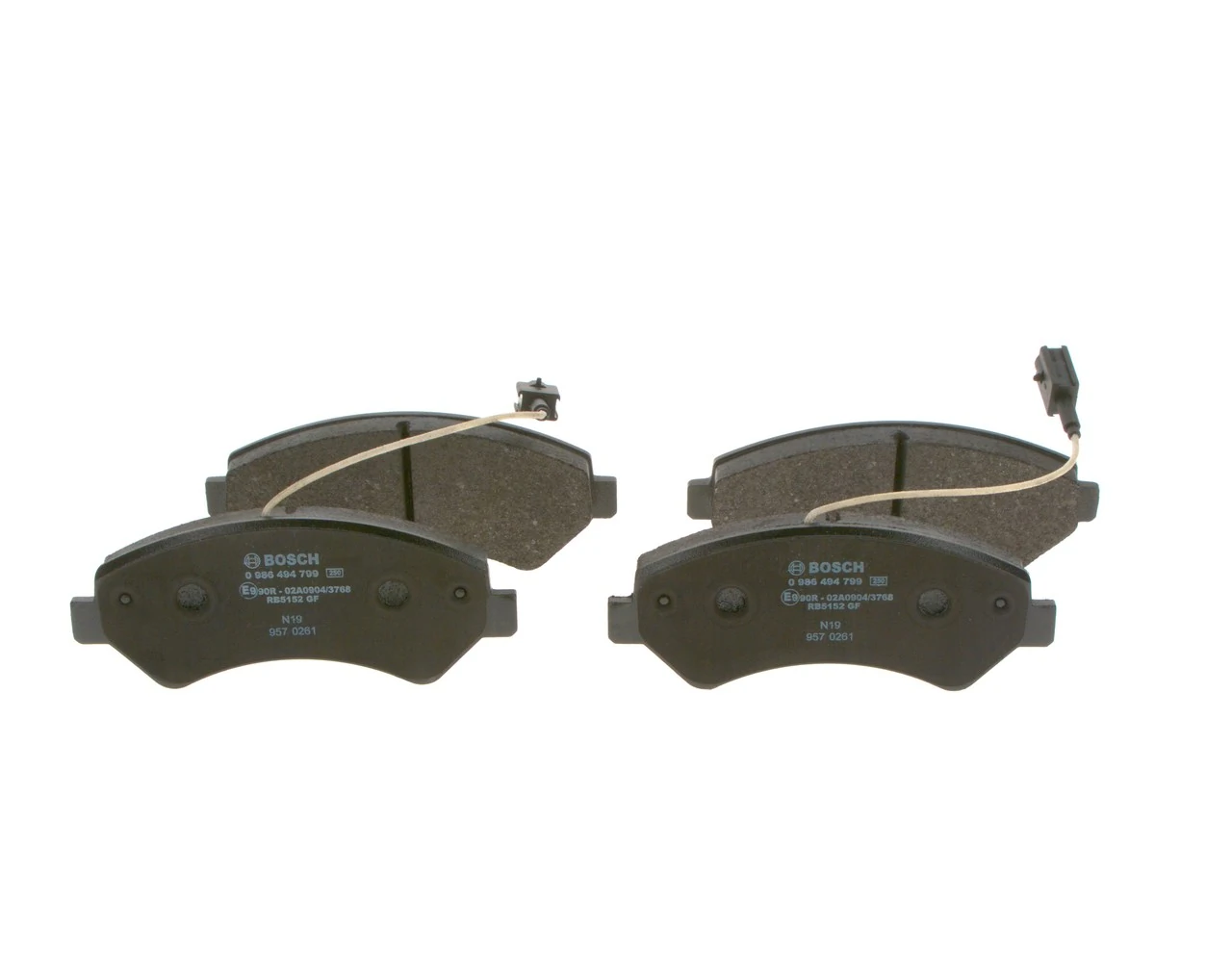 Set placute frana