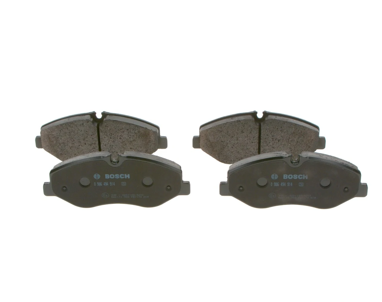Set placute frana