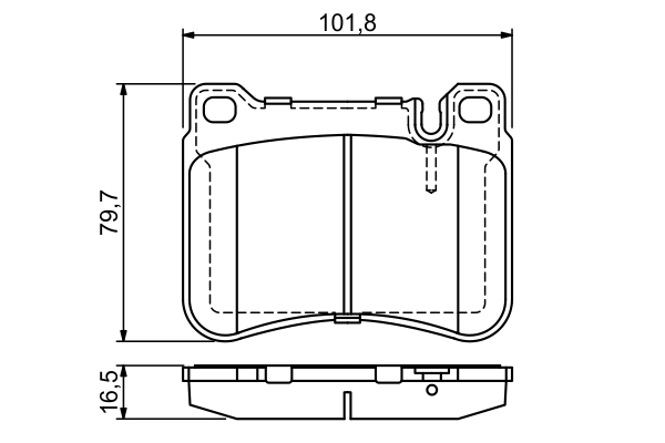 Set placute frana