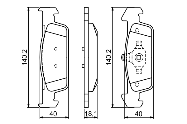 Set placute frana