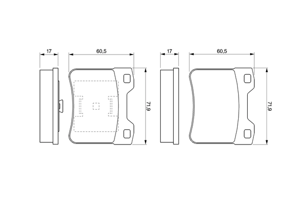 Set placute frana