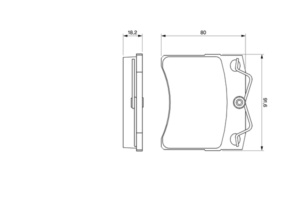 Set placute frana