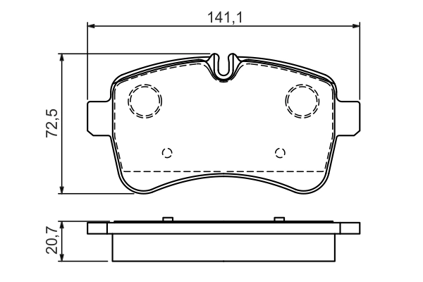 Set placute frana