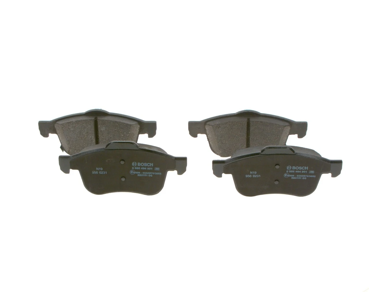 Set placute frana
