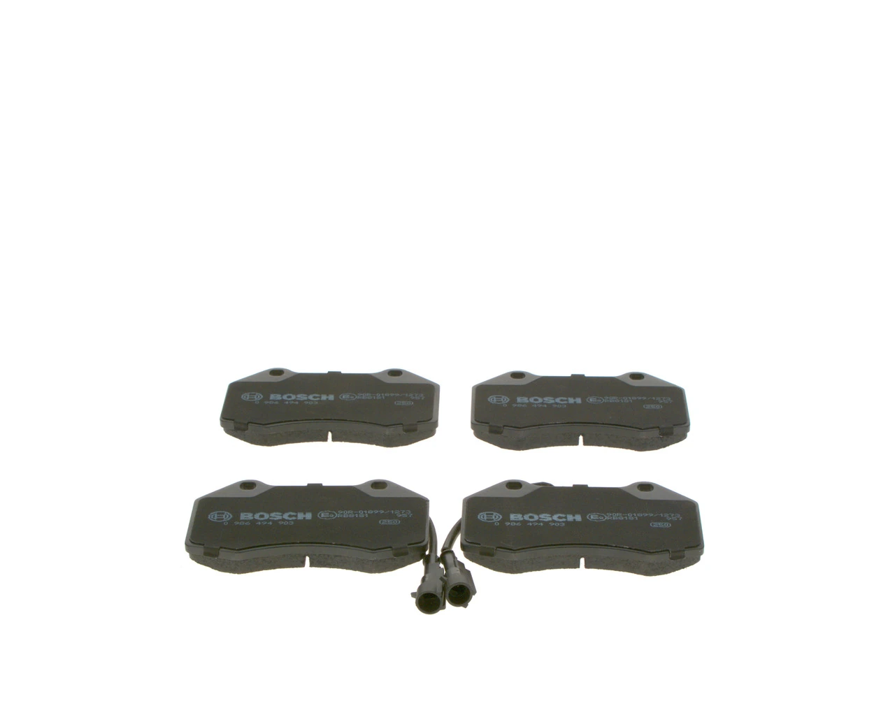 Set placute frana