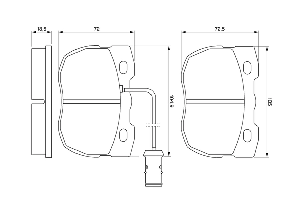 Set placute frana