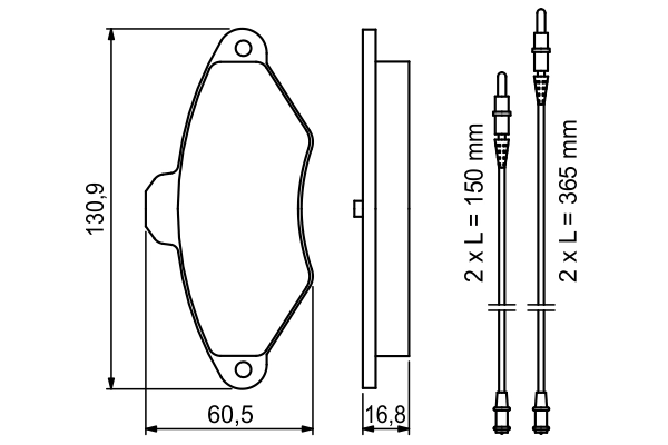Set placute frana