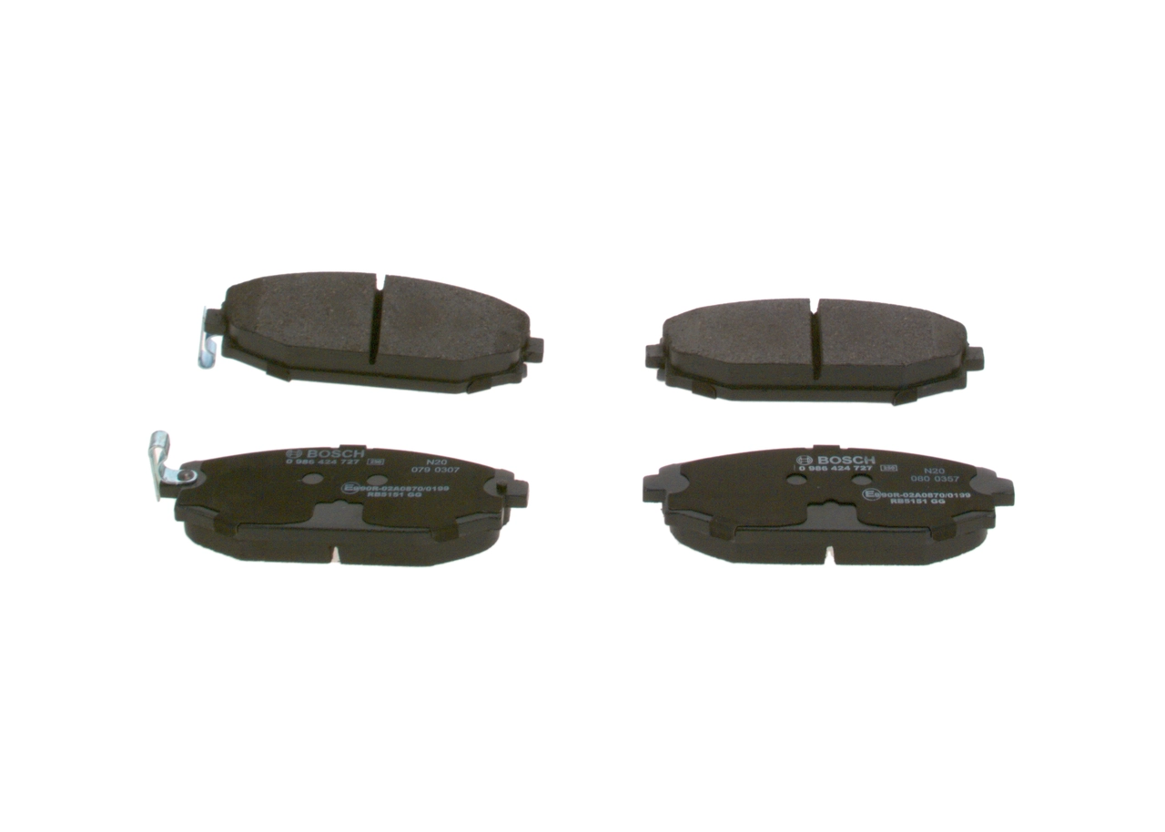 Set placute frana