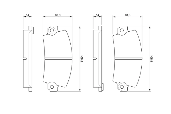 Set placute frana