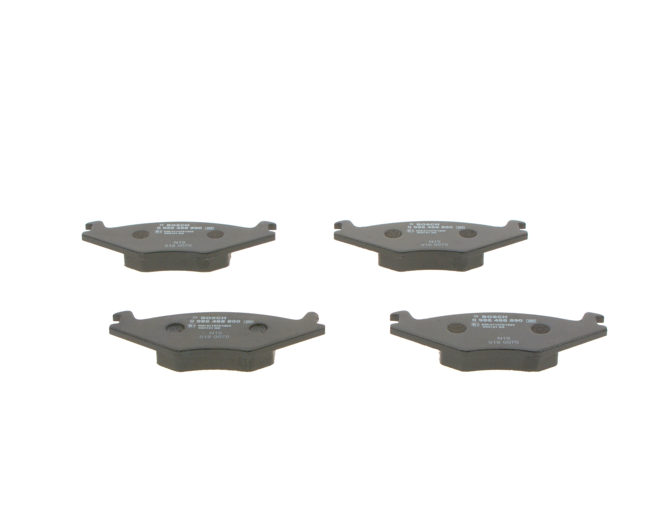 Set placute frana