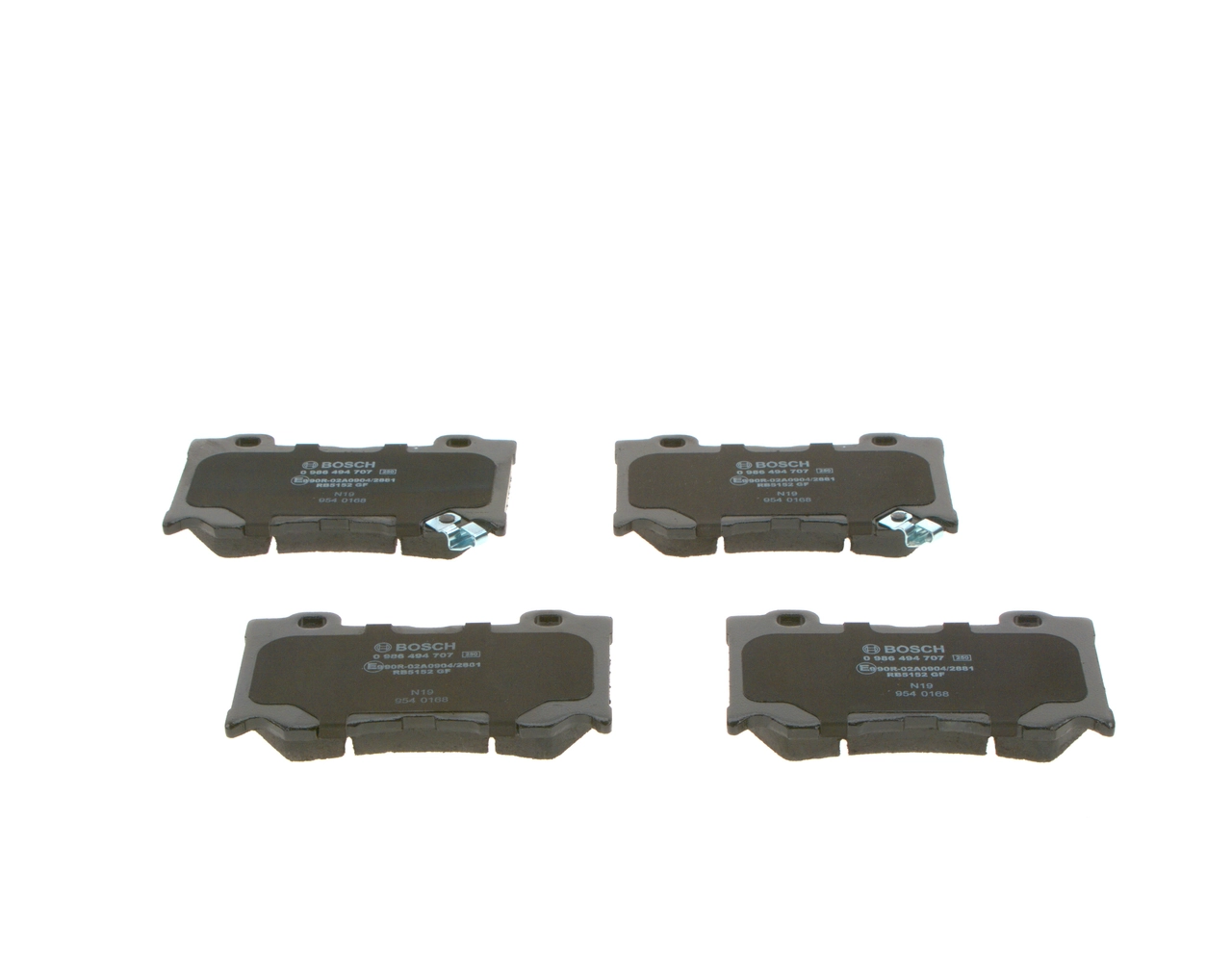 Set placute frana