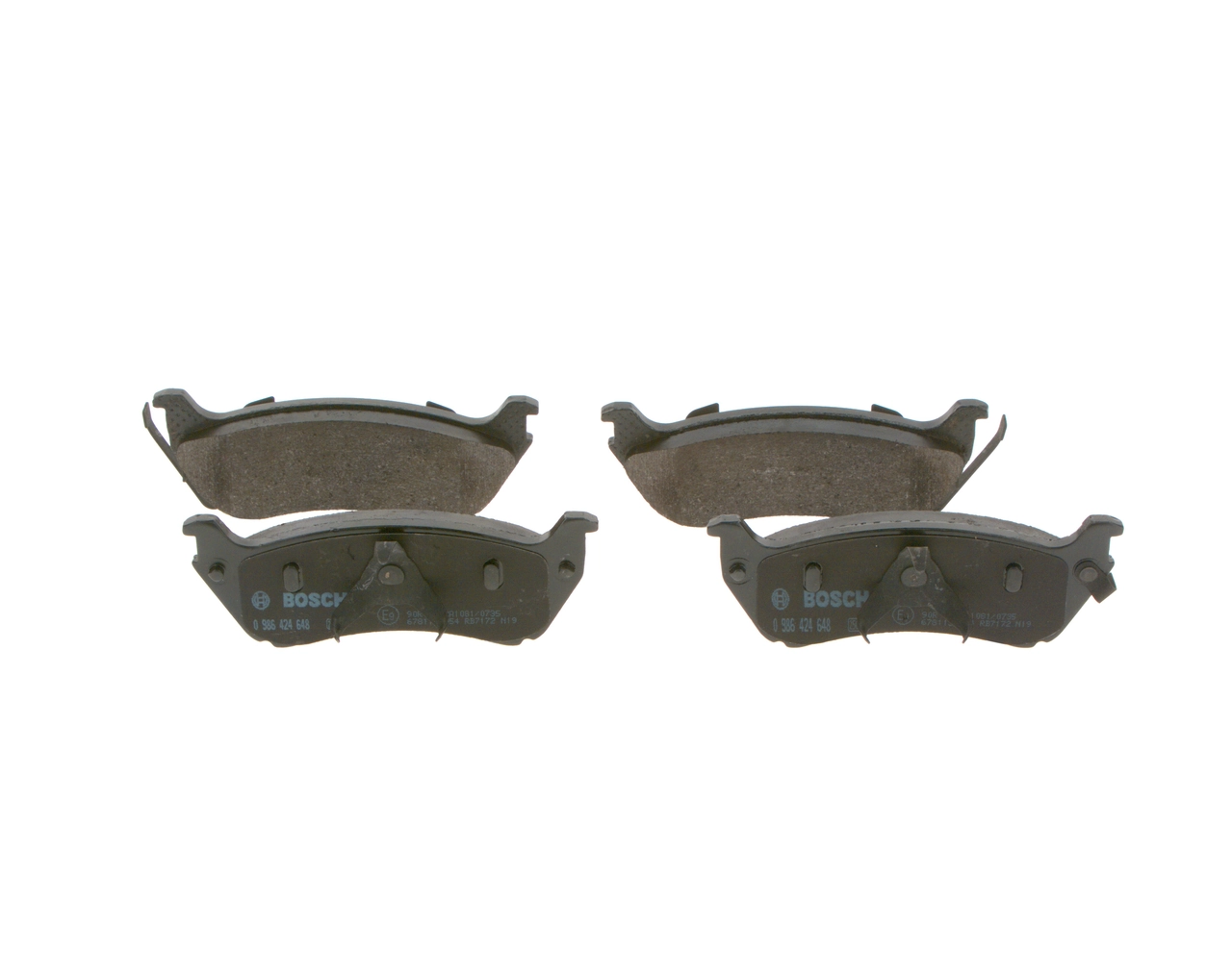Set placute frana