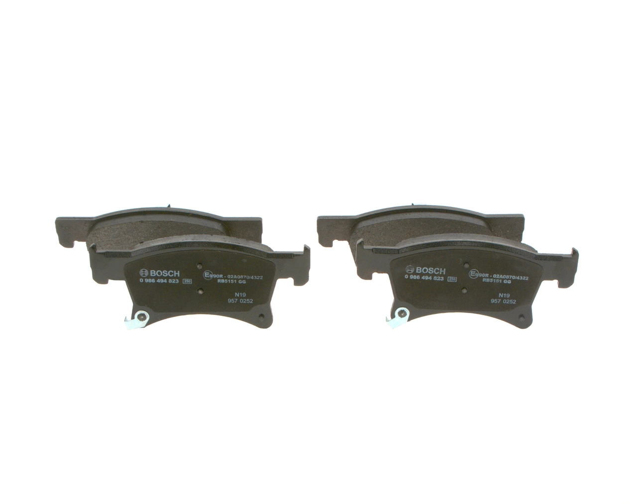 Set placute frana