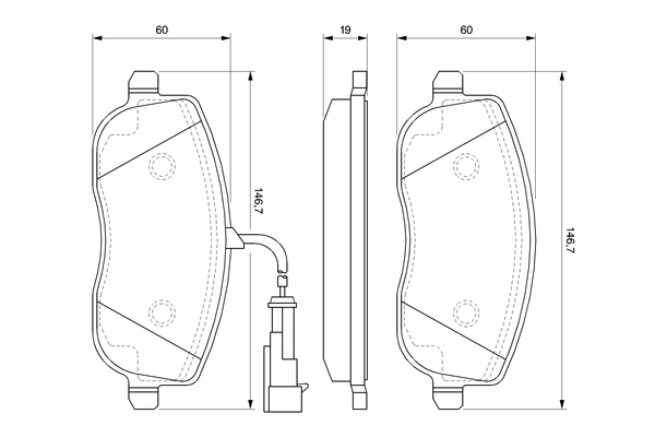 Set placute frana