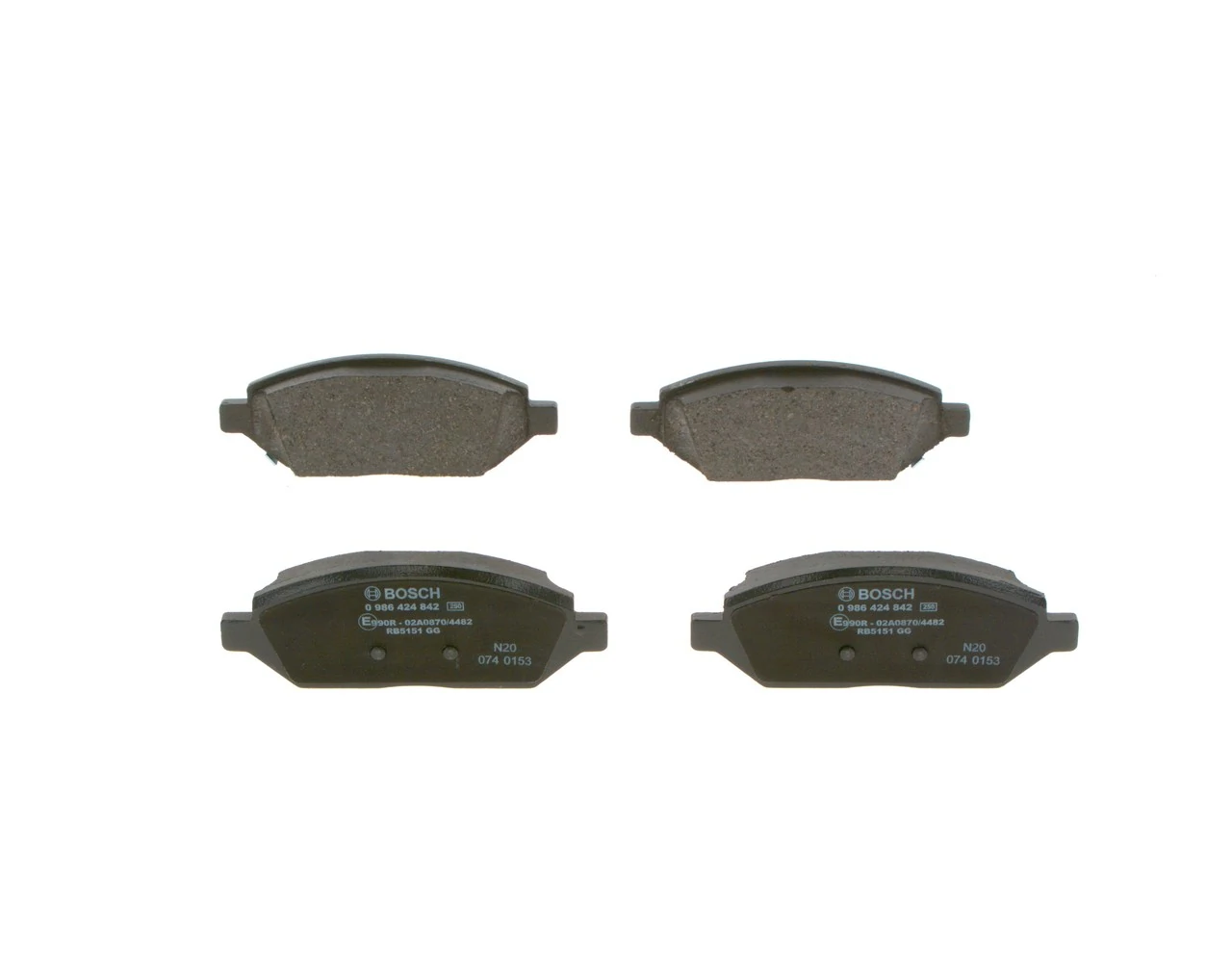 Set placute frana