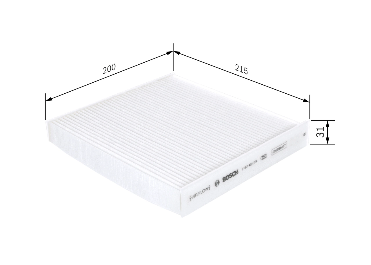 Filtru aer habitaclu
