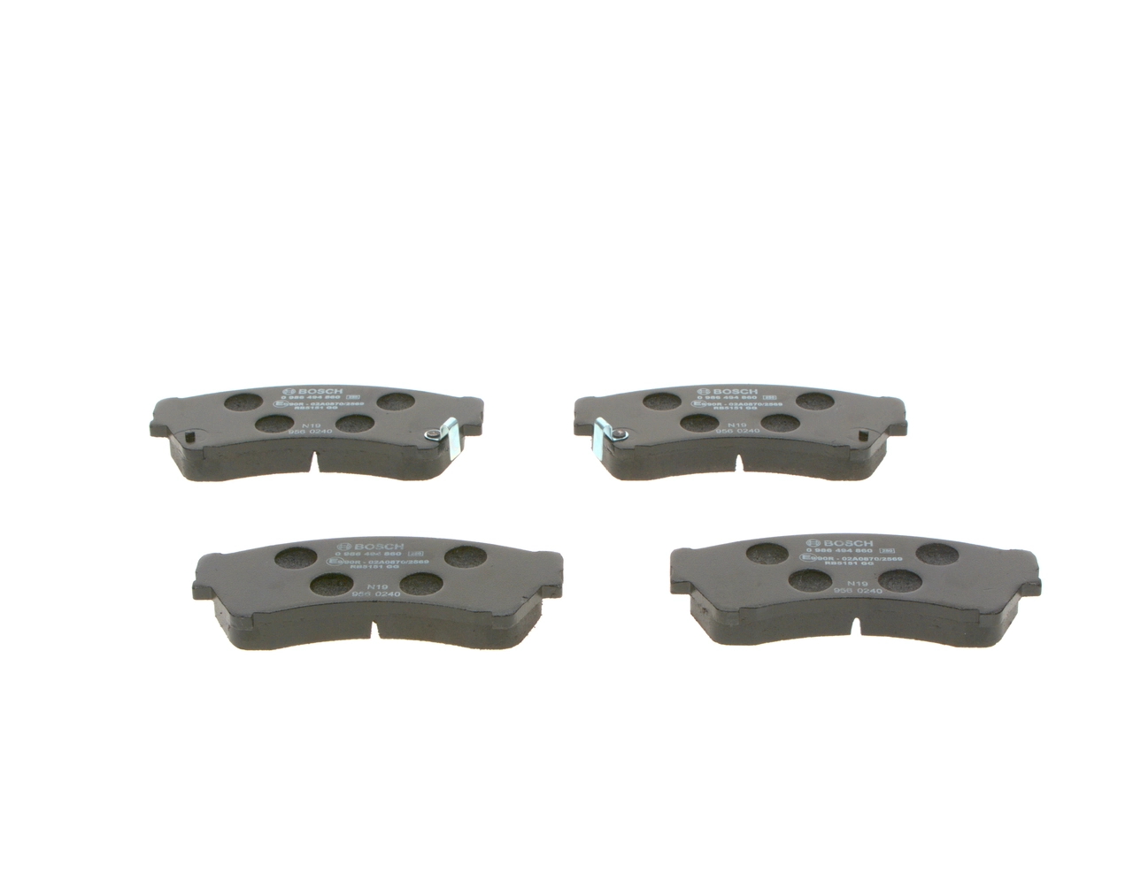 Set placute frana