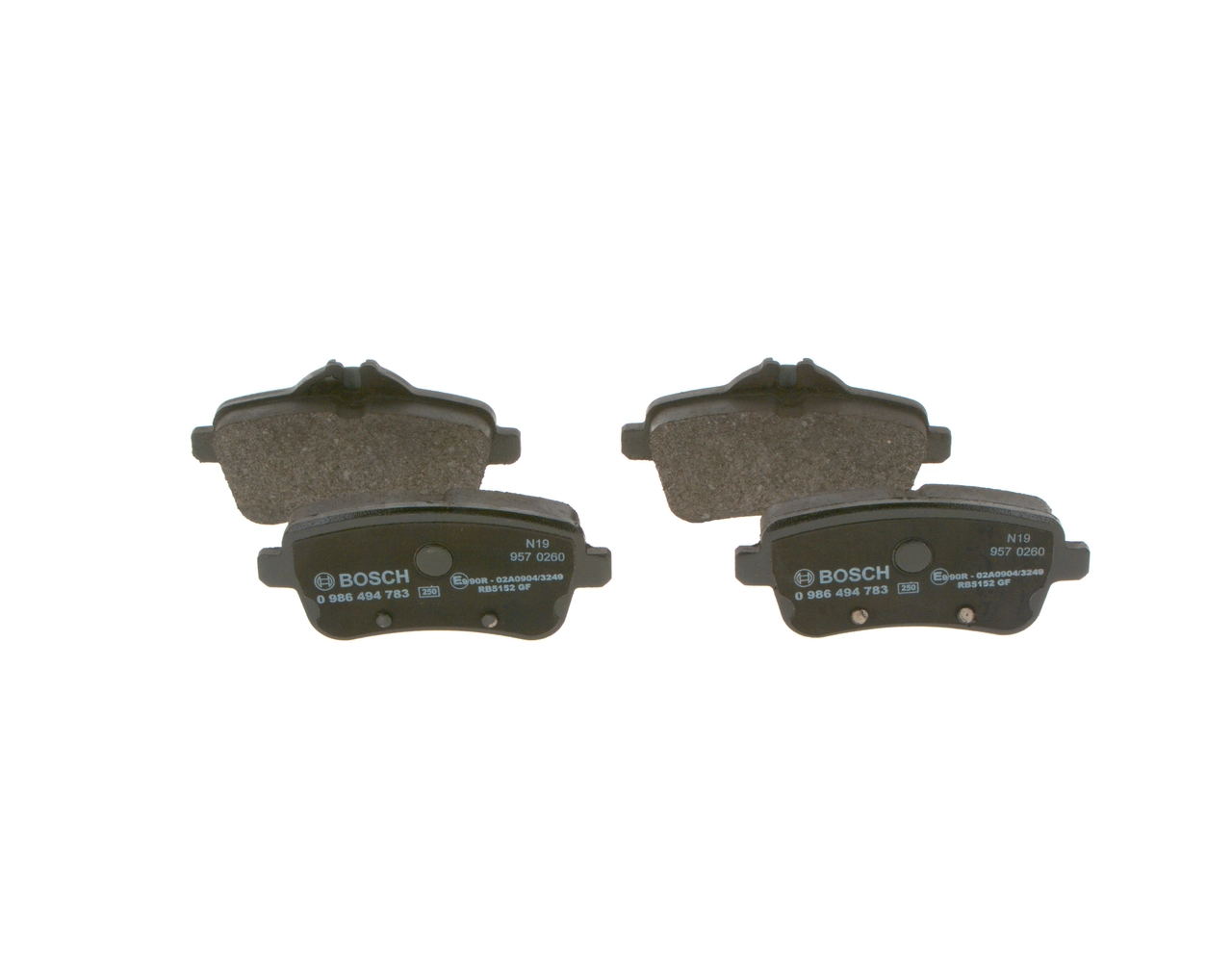 Set placute frana