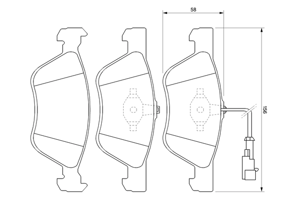 Set placute frana