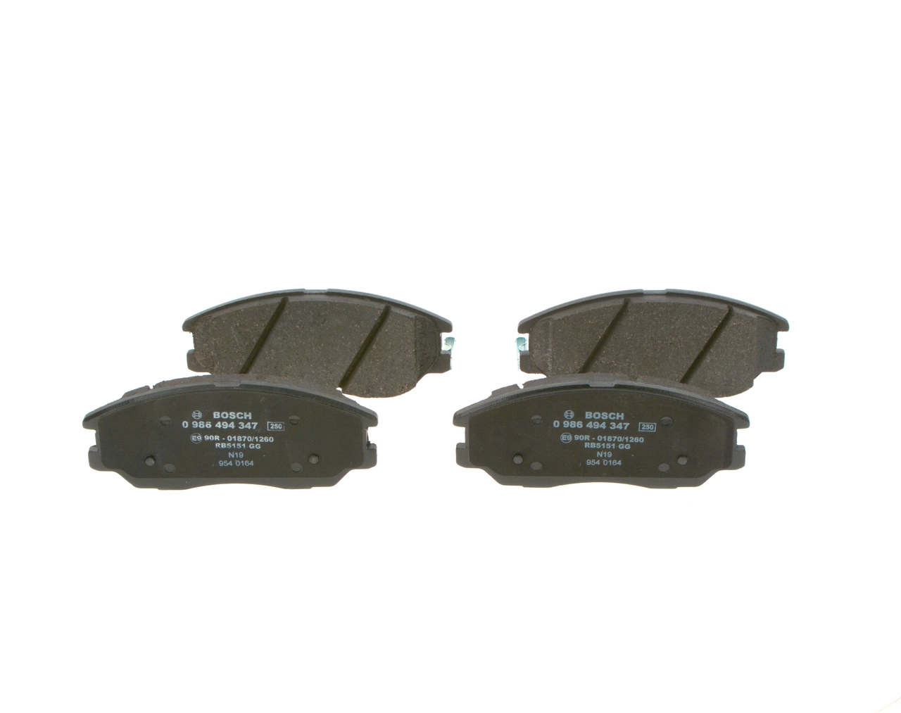 Set placute frana