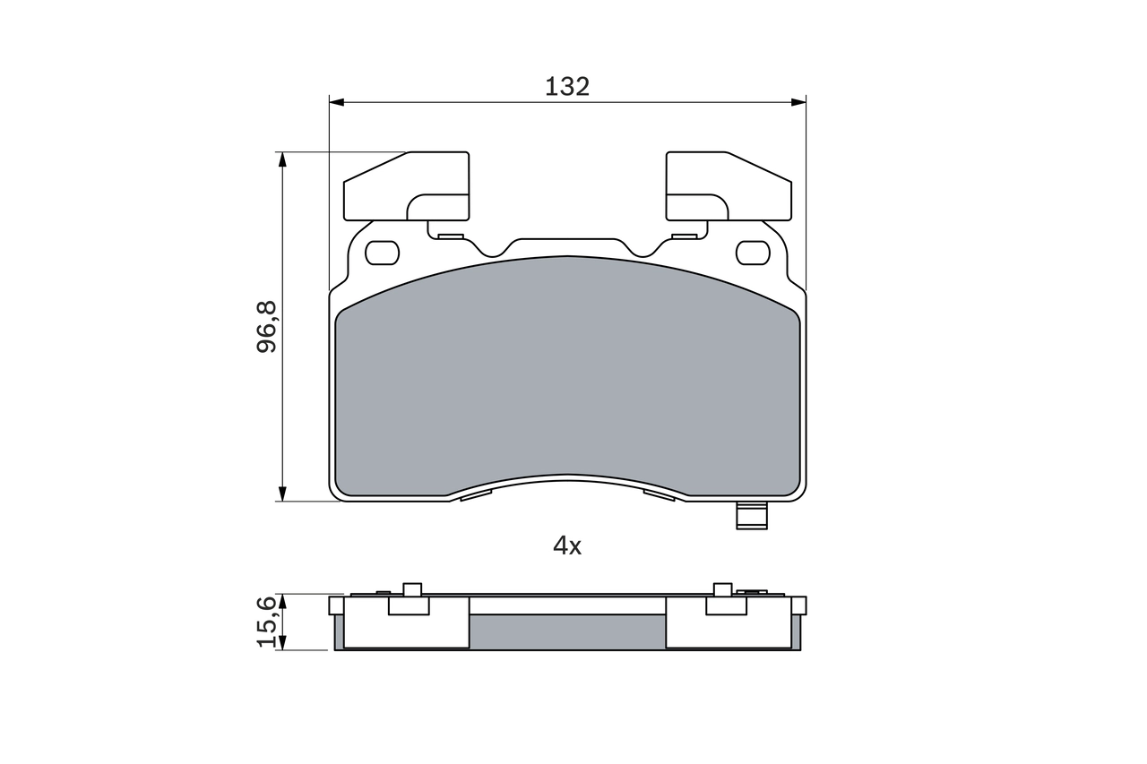 Set placute frana